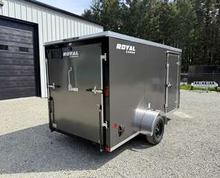 Thumbnail Photo of 2026 ROYAL 6X12 +V-NOSE 2,990LB GVW CARGO TRAILER - 72" INTERIOR - RAMP DOOR 