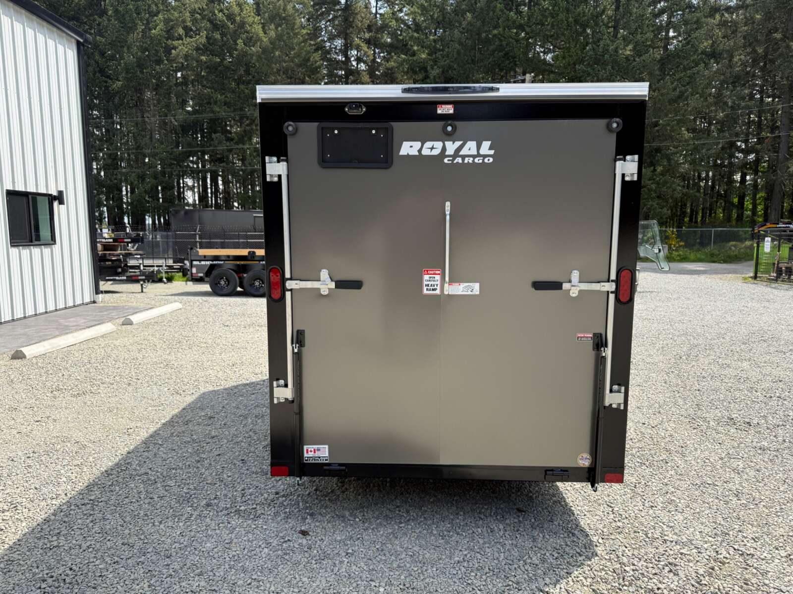 Photo of 2026 ROYAL 6X12 +V-NOSE 2,990LB GVW CARGO TRAILER - 72" INTERIOR - RAMP DOOR 