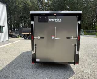 Thumbnail Photo of 2026 ROYAL 6X12 +V-NOSE 2,990LB GVW CARGO TRAILER - 72" INTERIOR - RAMP DOOR 