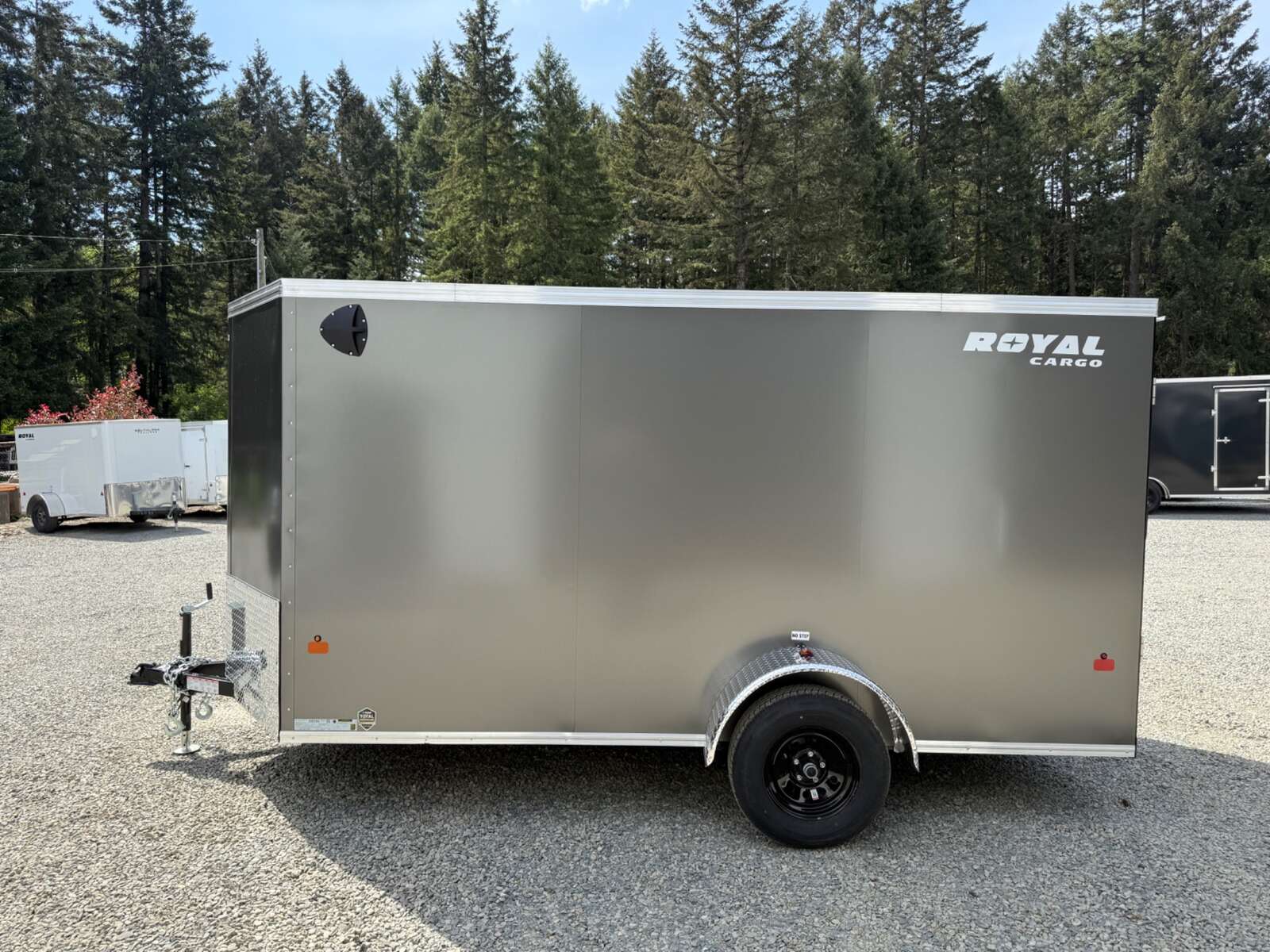 Photo of 2026 ROYAL 6X12 +V-NOSE 2,990LB GVW CARGO TRAILER - 72" INTERIOR - RAMP DOOR 