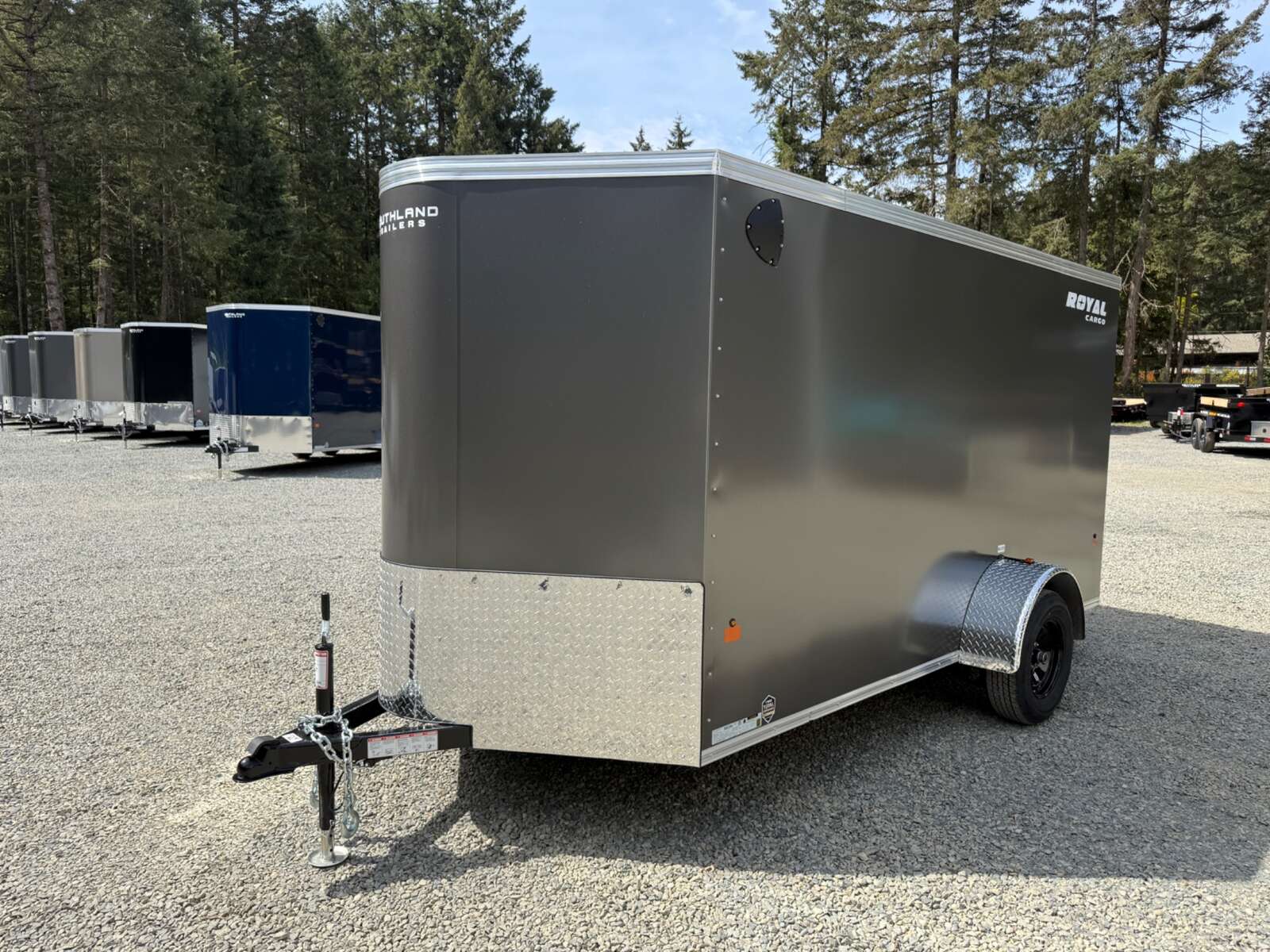 Photo of 2026 ROYAL 6X12 +V-NOSE 2,990LB GVW CARGO TRAILER - 72" INTERIOR - RAMP DOOR 
