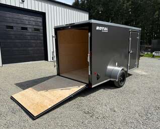 Thumbnail Photo of 2026 ROYAL 6X12 +V-NOSE 2,990LB GVW CARGO TRAILER - 72" INTERIOR - RAMP DOOR 