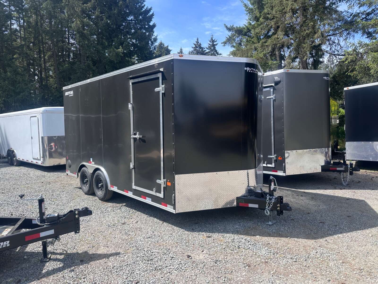 Photo of 2026 ROYAL 8.5X16 +V-NOSE 11,400LB GVW CARGO TRAILER - 86" INTERIOR - RAMP DOOR 