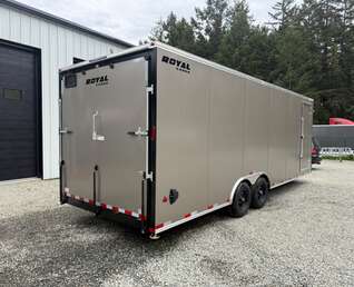 Thumbnail Photo of 2026 ROYAL 8.5X24 +V-NOSE 11,400LB GVW CARGO TRAILER - 86" INTERIOR - RAMP DOOR 