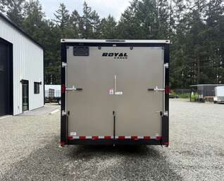 Thumbnail Photo of 2026 ROYAL 8.5X24 +V-NOSE 11,400LB GVW CARGO TRAILER - 86" INTERIOR - RAMP DOOR 
