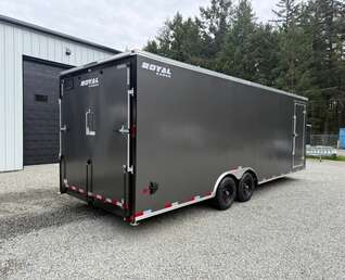 Thumbnail Photo of 2026 ROYAL 8.5X24 +V-NOSE 11,400LB GVW CARGO TRAILER - 86" INTERIOR - RAMP DOOR 