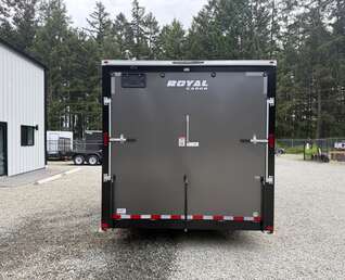 Thumbnail Photo of 2026 ROYAL 8.5X24 +V-NOSE 11,400LB GVW CARGO TRAILER - 86" INTERIOR - RAMP DOOR 