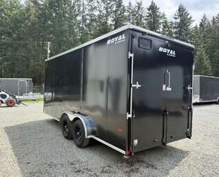 Thumbnail Photo of 2026 Royal Cargo 7.5x18+V 11,400lb GVWR - 86" Interior - Rear Ramp Door 