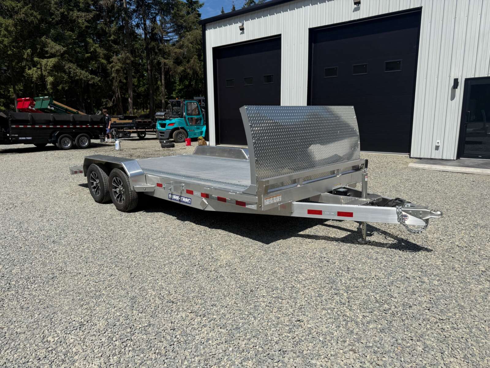 Photo of 2026 Sure-Trac 7X18 Aluminum Car Hauler Trailer - 7000LB GVWR