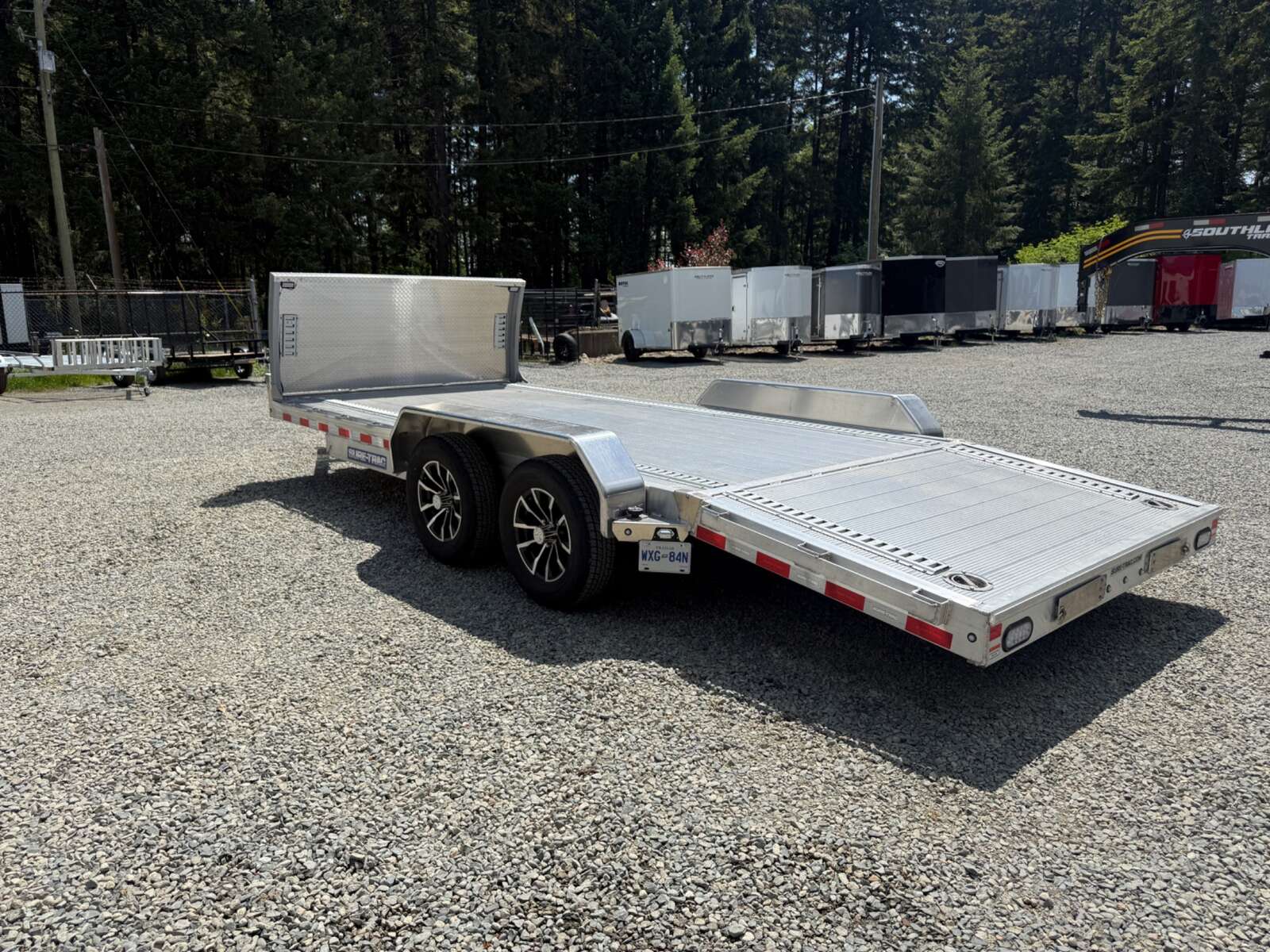 Photo of 2026 Sure-Trac 7X18 Aluminum Car Hauler Trailer - 7000LB GVWR