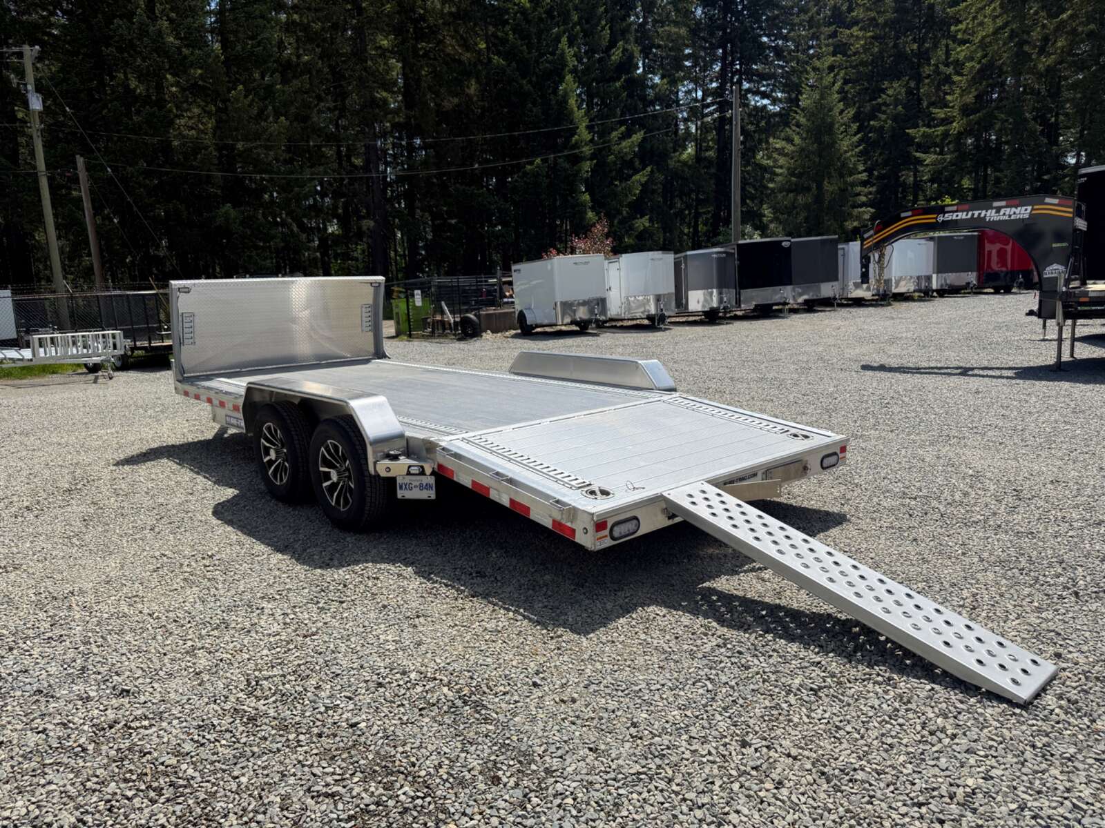 Photo of 2026 Sure-Trac 7X18 Aluminum Car Hauler Trailer - 7000LB GVWR