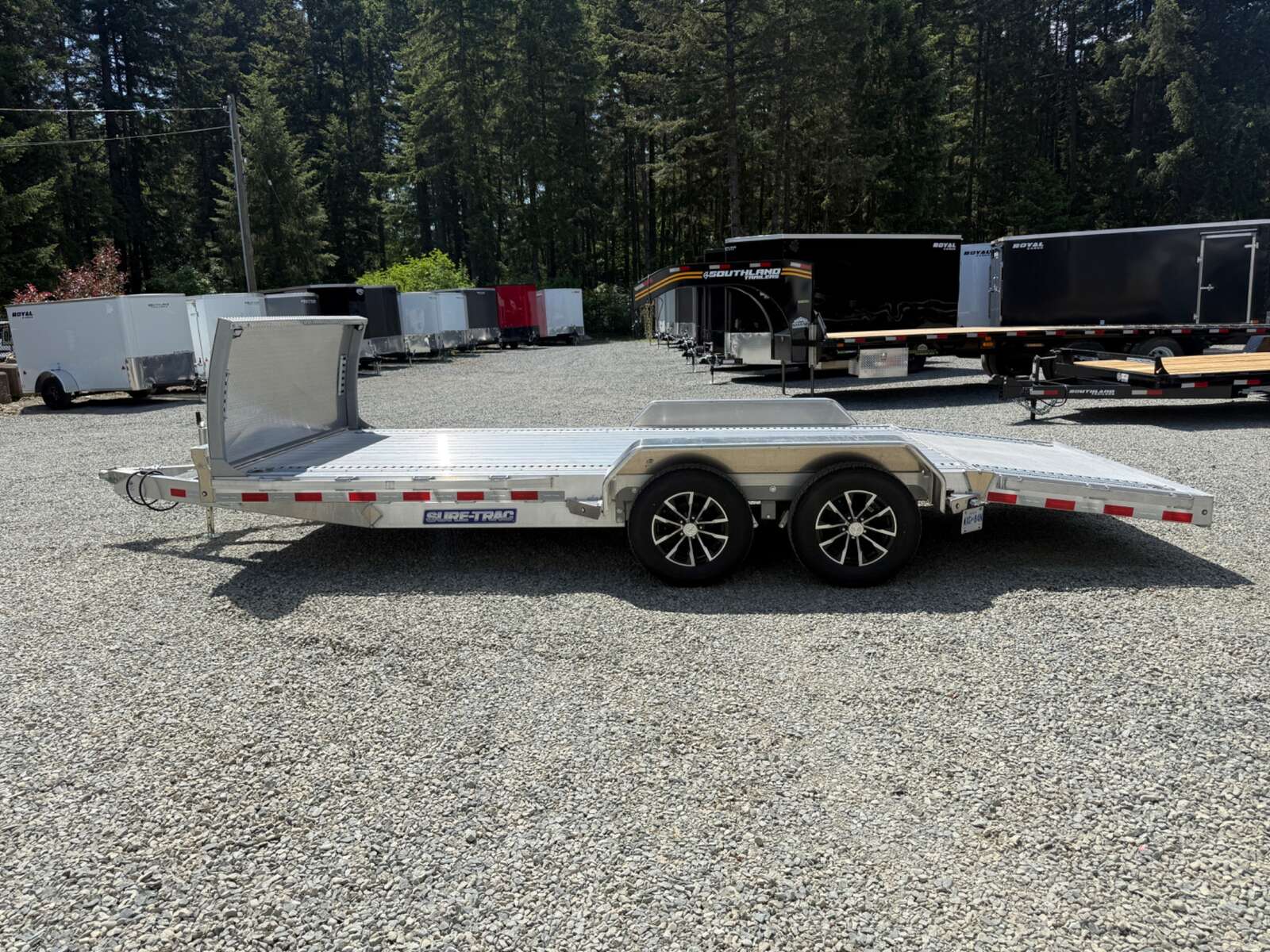 Photo of 2026 Sure-Trac 7X18 Aluminum Car Hauler Trailer - 7000LB GVWR