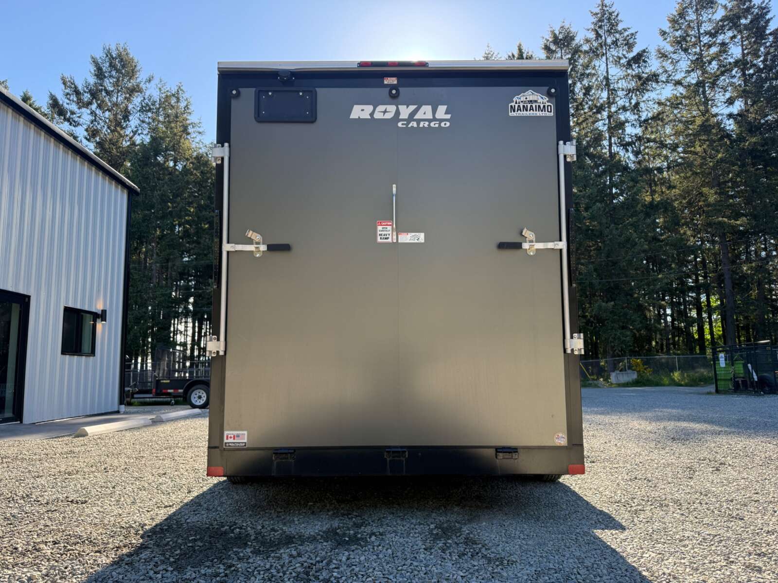 Photo of 2025 Royal Cargo 7X14' + V-Nose - 7700LB GVWR - Ramp Door
