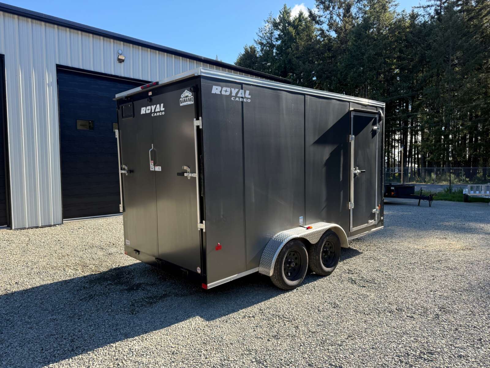 Photo of 2025 Royal Cargo 7X14' + V-Nose - 7700LB GVWR - Ramp Door