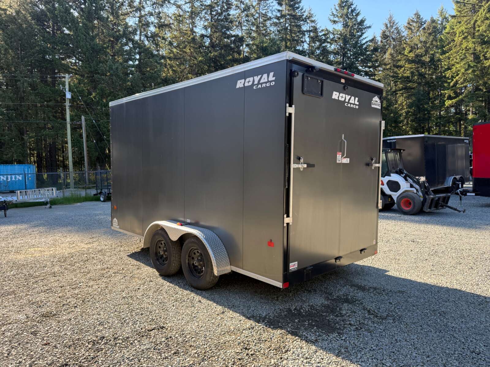 Photo of 2025 Royal Cargo 7X14' + V-Nose - 7700LB GVWR - Ramp Door