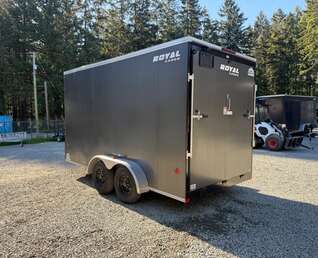 Thumbnail Photo of 2025 Royal Cargo 7X14' + V-Nose - 7700LB GVWR - Ramp Door