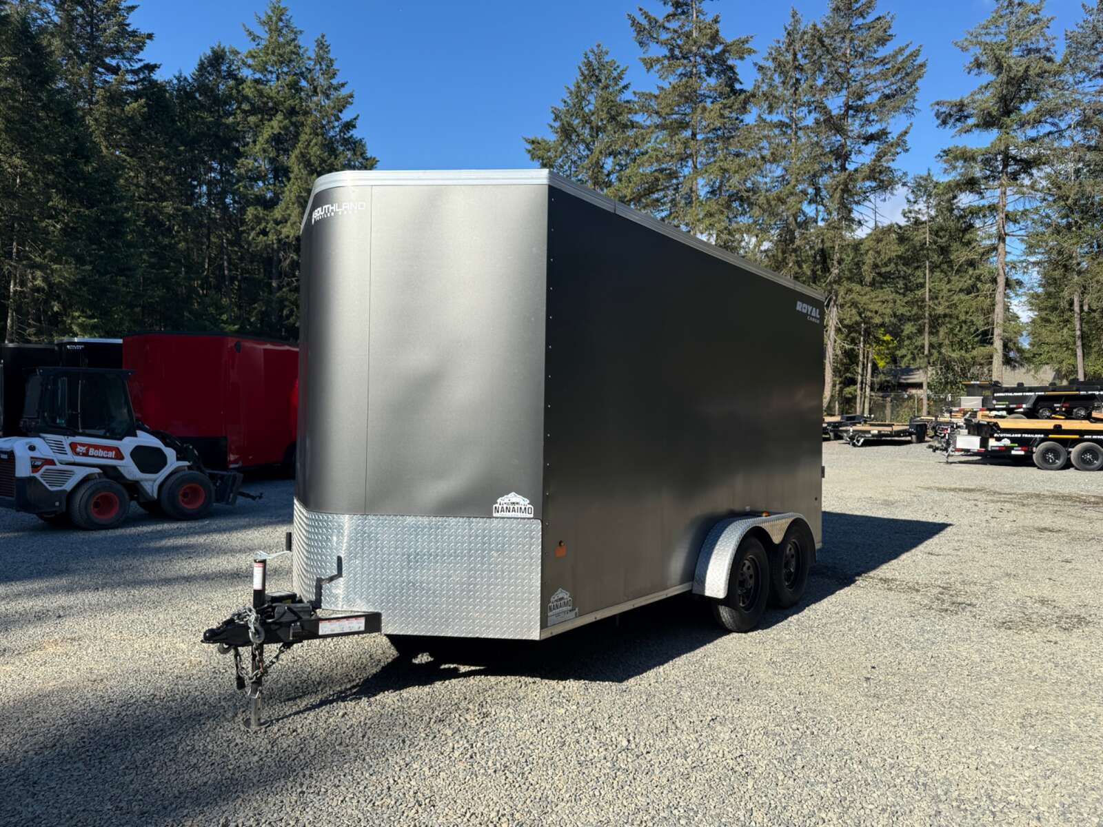 Photo of 2025 Royal Cargo 7X14' + V-Nose - 7700LB GVWR - Ramp Door