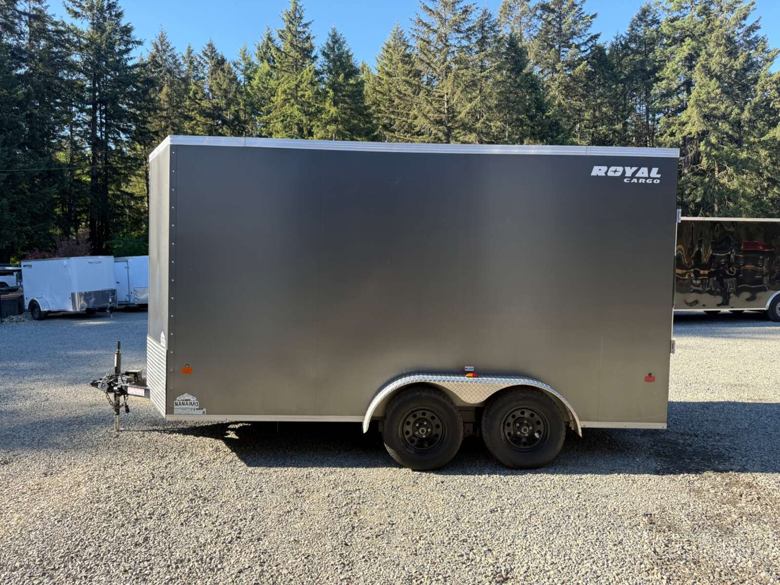 Photo of 2025 Royal Cargo 7X14' + V-Nose - 7700LB GVWR - Ramp Door