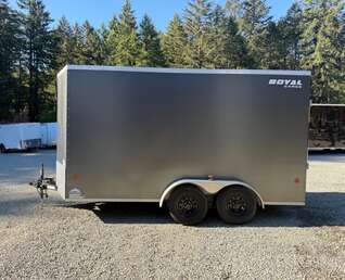 Thumbnail Photo of 2025 Royal Cargo 7X14' + V-Nose - 7700LB GVWR - Ramp Door