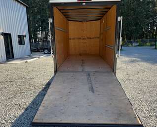 Thumbnail Photo of 2025 Royal Cargo 7X14' + V-Nose - 7700LB GVWR - Ramp Door