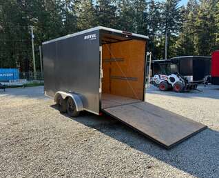 Thumbnail Photo of 2025 Royal Cargo 7X14' + V-Nose - 7700LB GVWR - Ramp Door