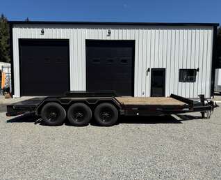 Thumbnail Photo of 2022 Double A 20' 21,000LB GVWR Tri Axle Equipment Trailer