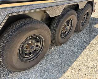 Thumbnail Photo of 2022 Double A 20' 21,000LB GVWR Tri Axle Equipment Trailer