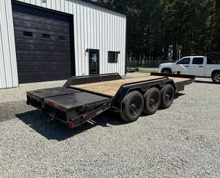 Thumbnail Photo of 2022 Double A 20' 21,000LB GVWR Tri Axle Equipment Trailer