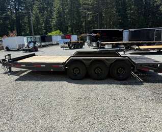 Thumbnail Photo of 2022 Double A 20' 21,000LB GVWR Tri Axle Equipment Trailer