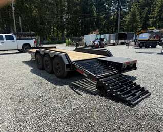 Thumbnail Photo of 2022 Double A 20' 21,000LB GVWR Tri Axle Equipment Trailer