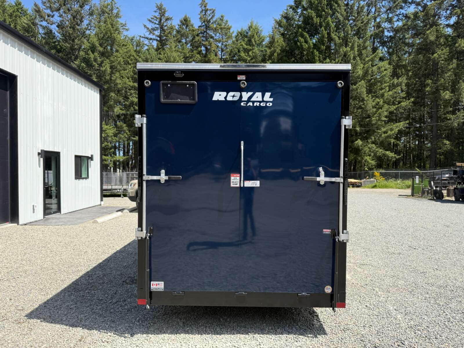 Photo of 2026 ROYAL CARGO 7X14+V 7700LB - 86" INTERIOR - RAMP DOOR 
