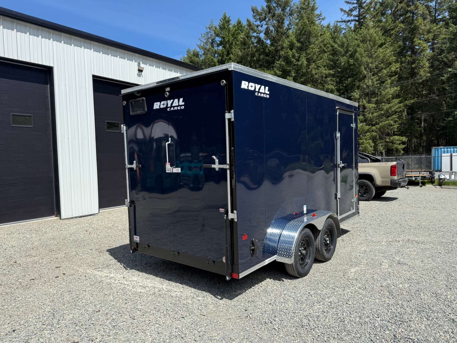 Photo of 2026 ROYAL CARGO 7X14+V 7700LB - 86" INTERIOR - RAMP DOOR 