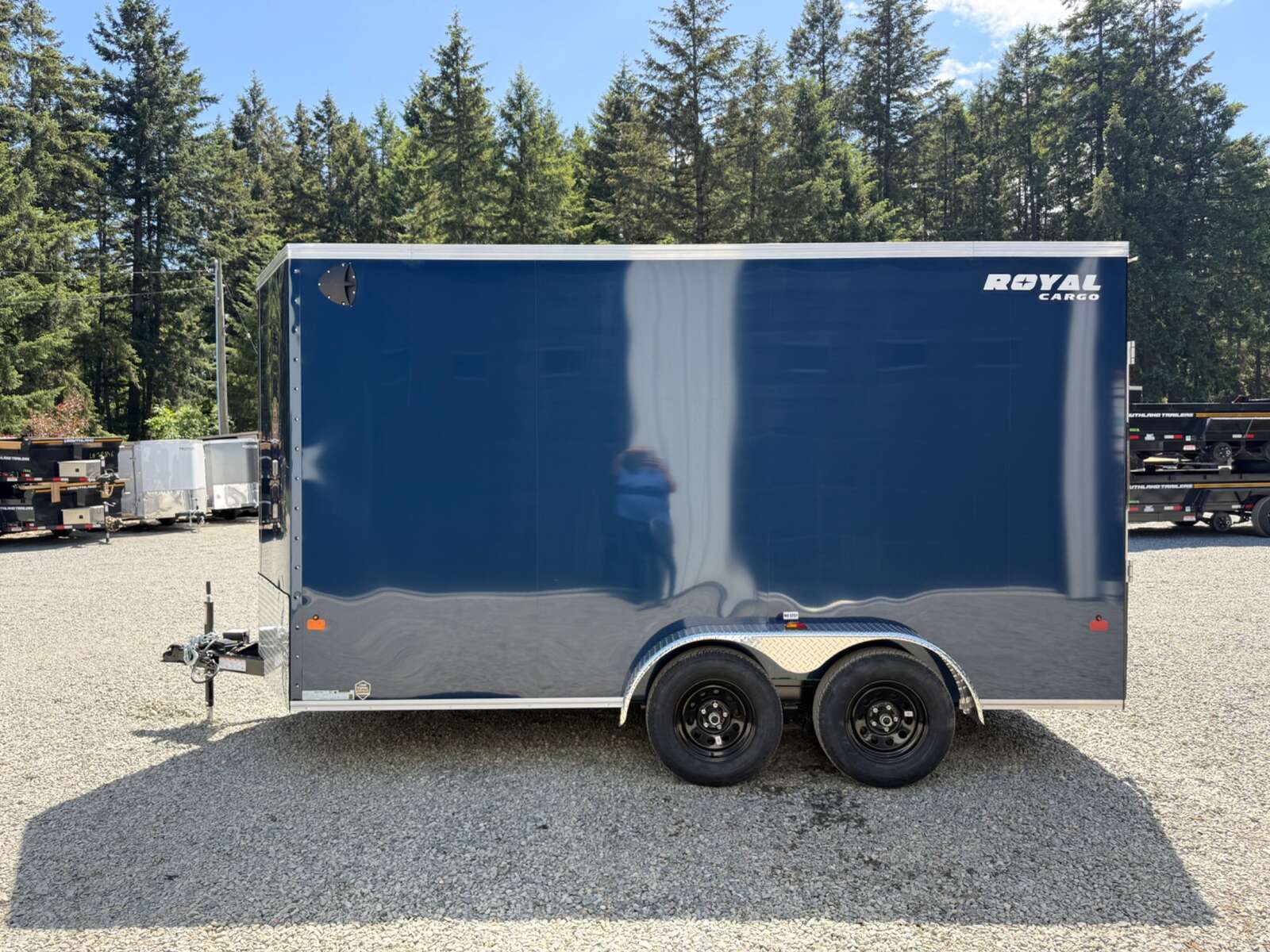 Photo of 2026 ROYAL CARGO 7X14+V 7700LB - 86" INTERIOR - RAMP DOOR 