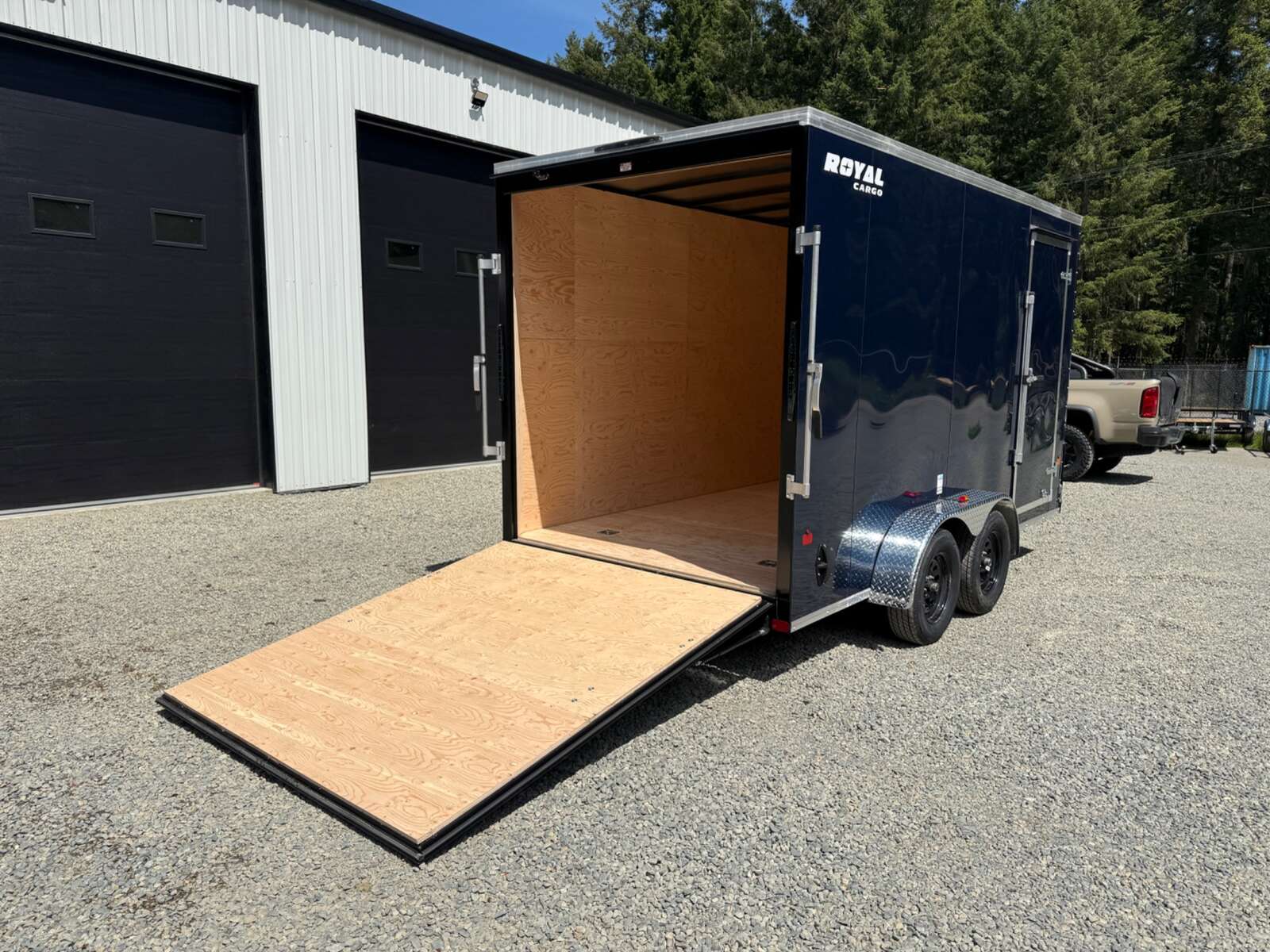 Photo of 2026 ROYAL CARGO 7X14+V 7700LB - 86" INTERIOR - RAMP DOOR 