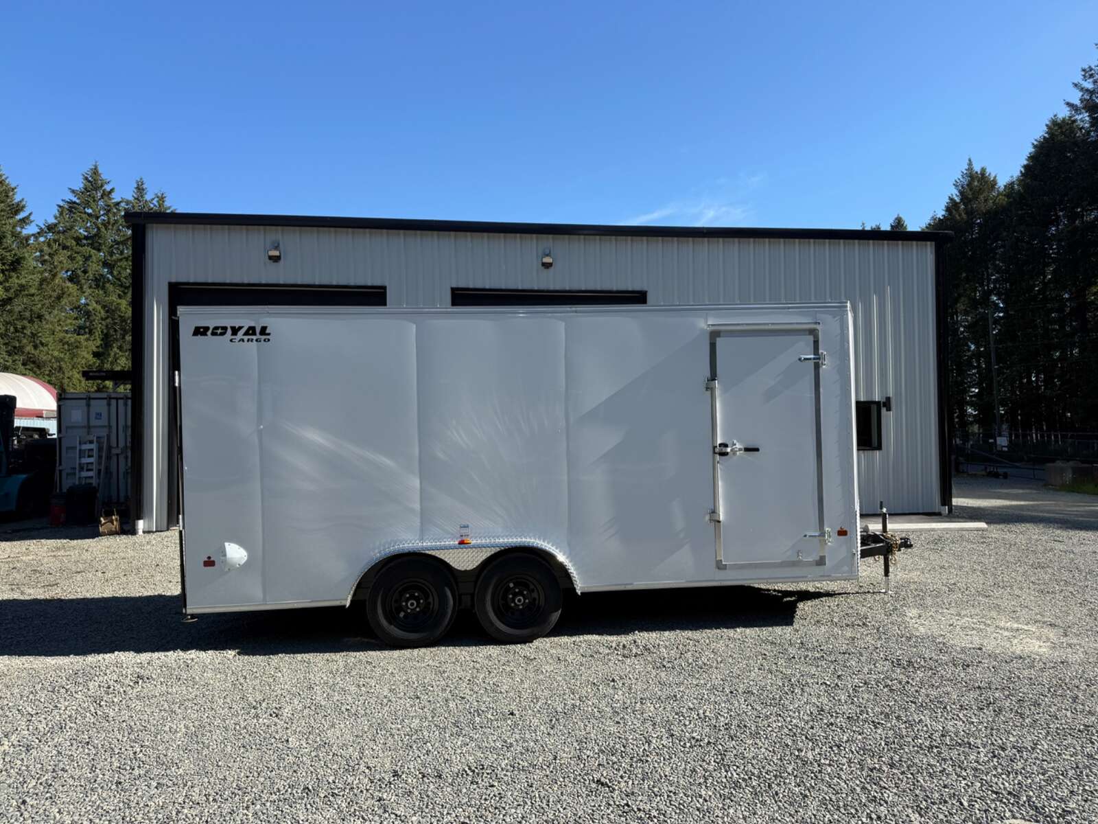 Photo of 2026 Royal Cargo 7.5x18+V 11,400lb GVWR - 86" Interior - Rear Ramp Door