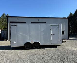 Thumbnail Photo of 2026 Royal Cargo 7.5x18+V 11,400lb GVWR - 86" Interior - Rear Ramp Door