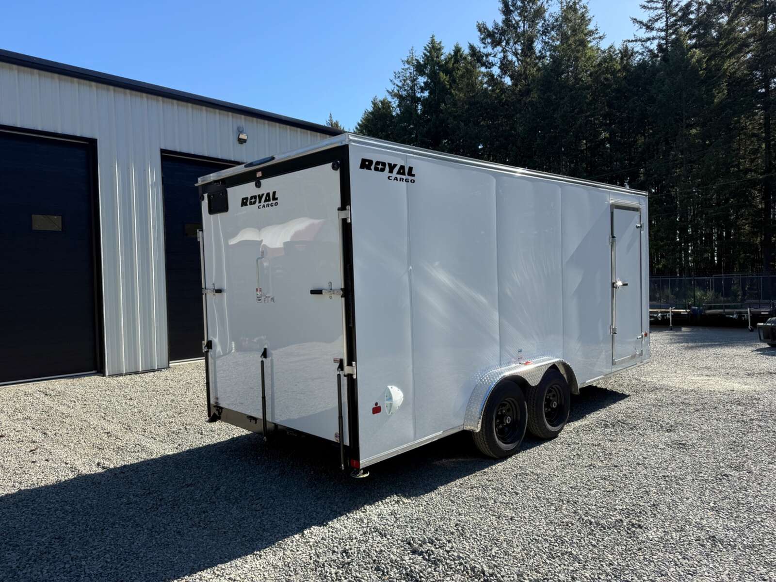 Photo of 2026 Royal Cargo 7.5x18+V 11,400lb GVWR - 86" Interior - Rear Ramp Door