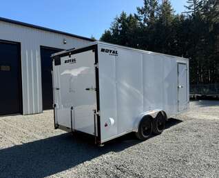 Thumbnail Photo of 2026 Royal Cargo 7.5x18+V 11,400lb GVWR - 86" Interior - Rear Ramp Door
