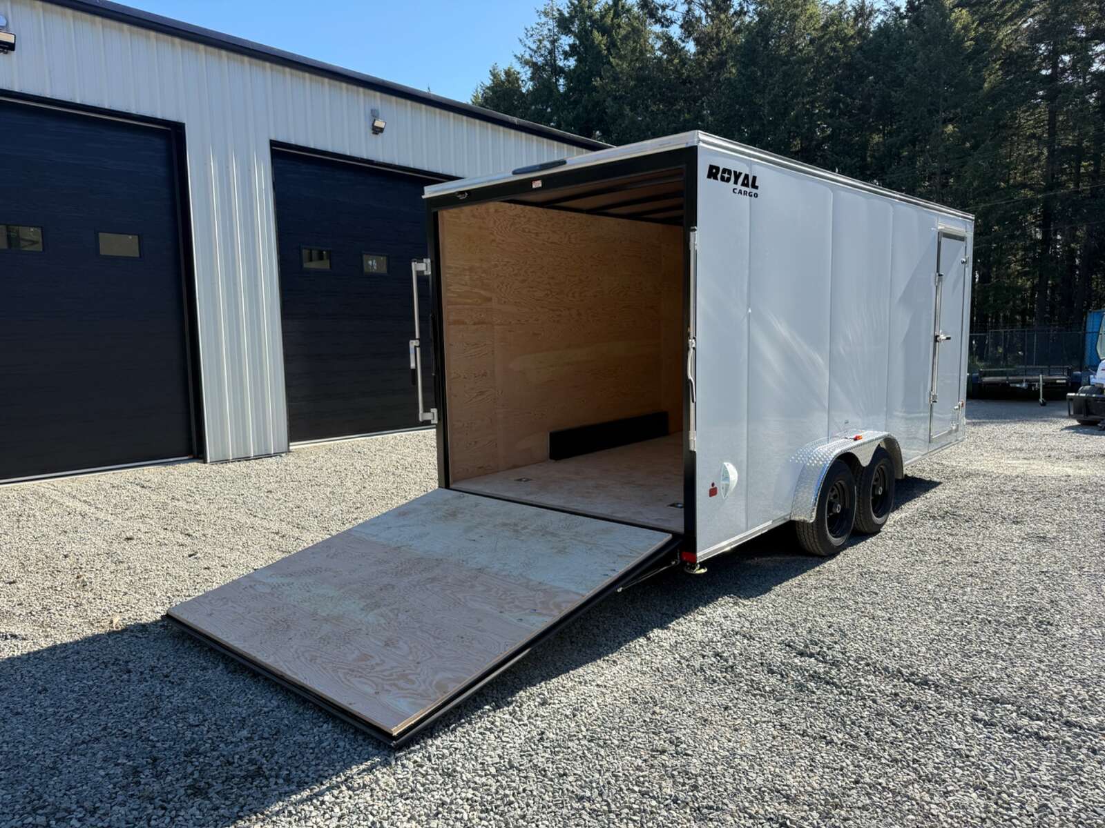 Photo of 2026 Royal Cargo 7.5x18+V 11,400lb GVWR - 86" Interior - Rear Ramp Door