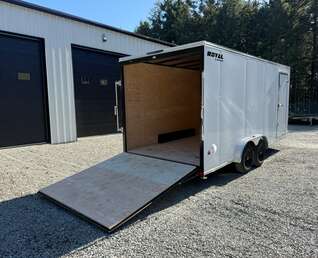 Thumbnail Photo of 2026 Royal Cargo 7.5x18+V 11,400lb GVWR - 86" Interior - Rear Ramp Door