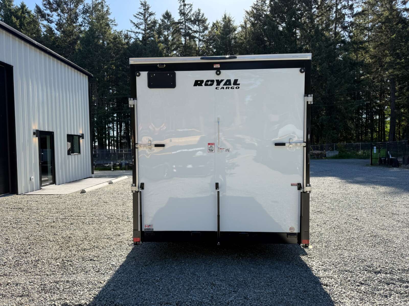 Photo of 2026 Royal Cargo 7.5x18+V 11,400lb GVWR - 86" Interior - Rear Ramp Door