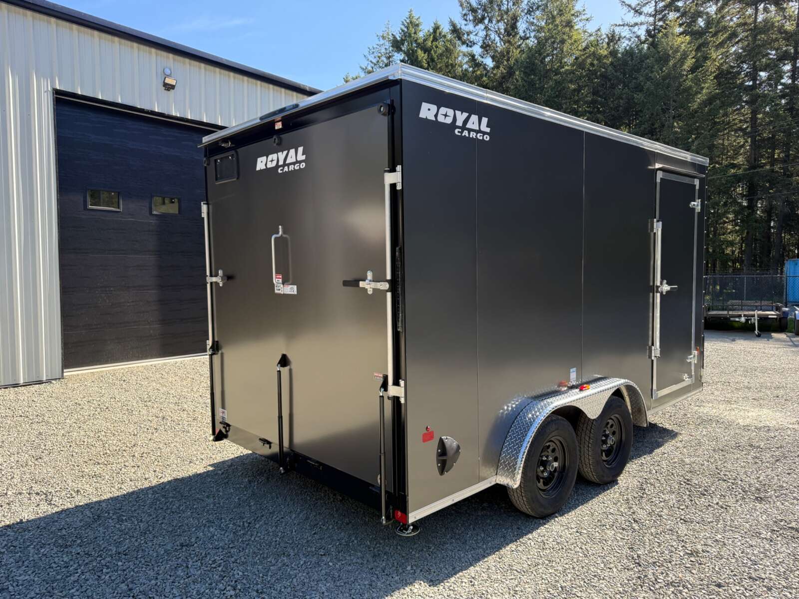 Photo of 2027 7.5X14 +V-NOSE 7,700LB CARGO TRAILER - 86" INTERIOR - RAMP DOOR 