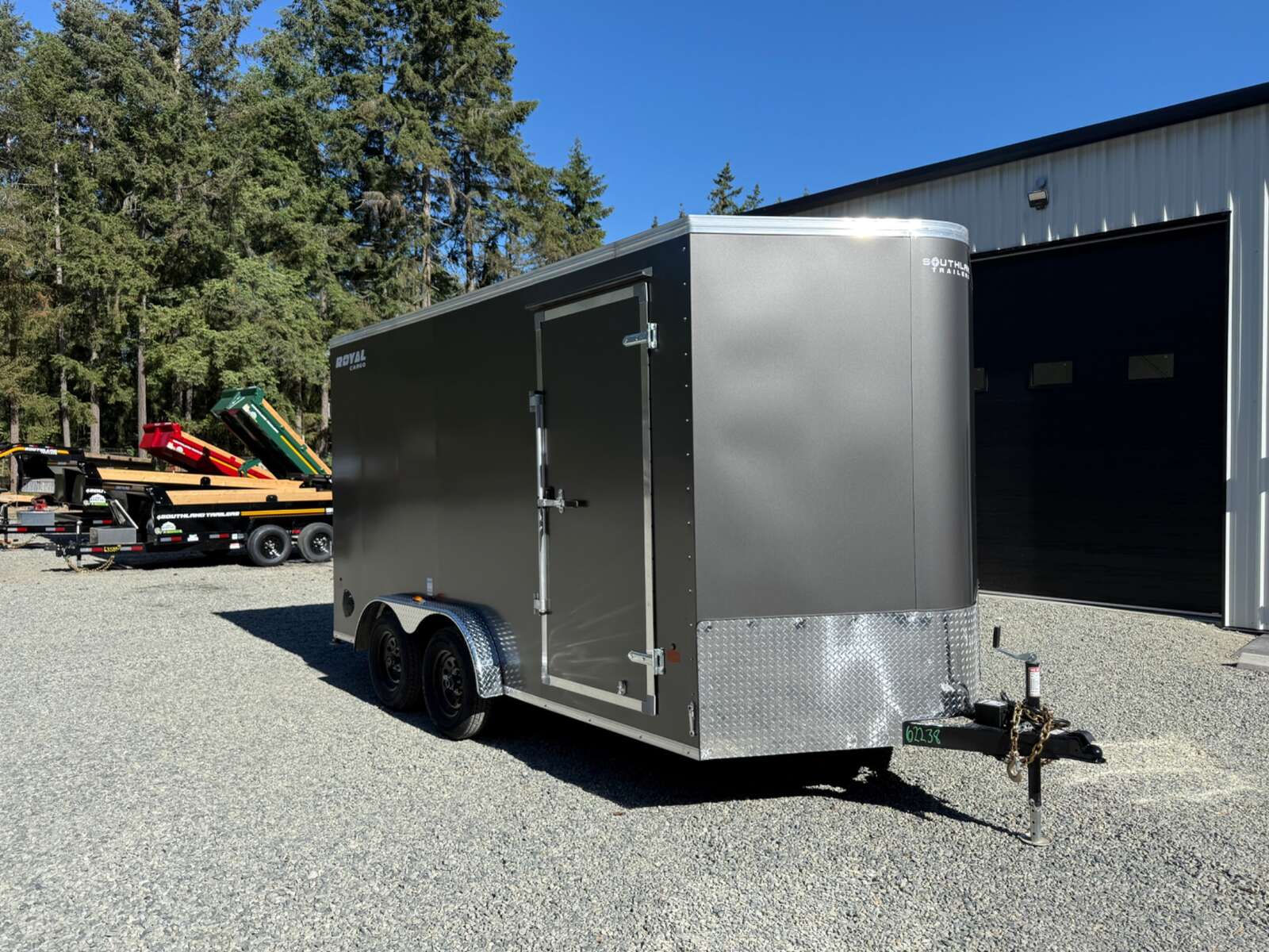 Photo of 2027 7.5X14 +V-NOSE 7,700LB CARGO TRAILER - 86" INTERIOR - RAMP DOOR 