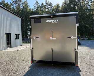 Thumbnail Photo of 2027 7.5X14 +V-NOSE 7,700LB CARGO TRAILER - 86" INTERIOR - RAMP DOOR 