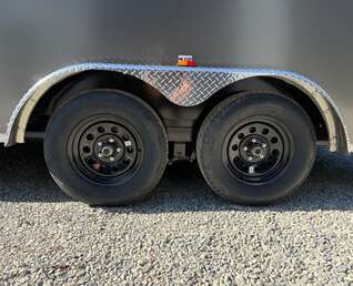 Thumbnail Photo of 2027 7.5X14 +V-NOSE 7,700LB CARGO TRAILER - 86" INTERIOR - RAMP DOOR 