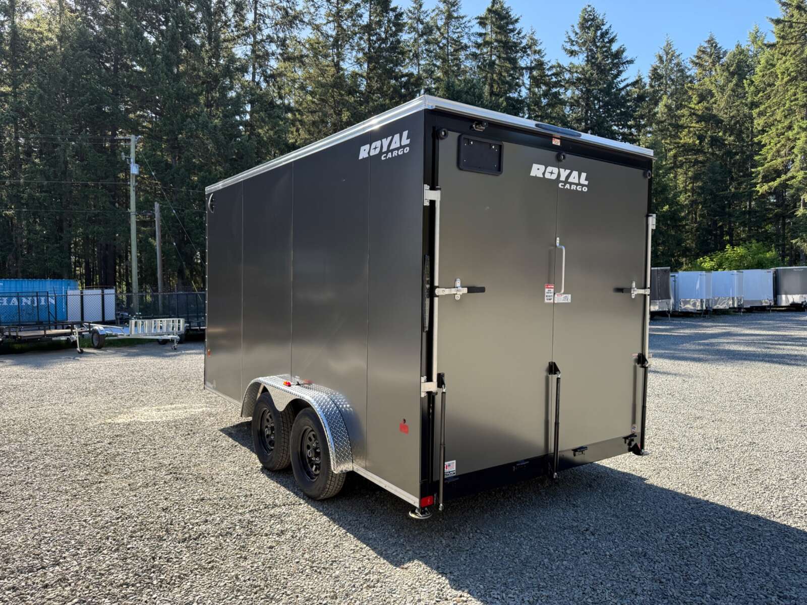 Photo of 2027 7.5X14 +V-NOSE 7,700LB CARGO TRAILER - 86" INTERIOR - RAMP DOOR 