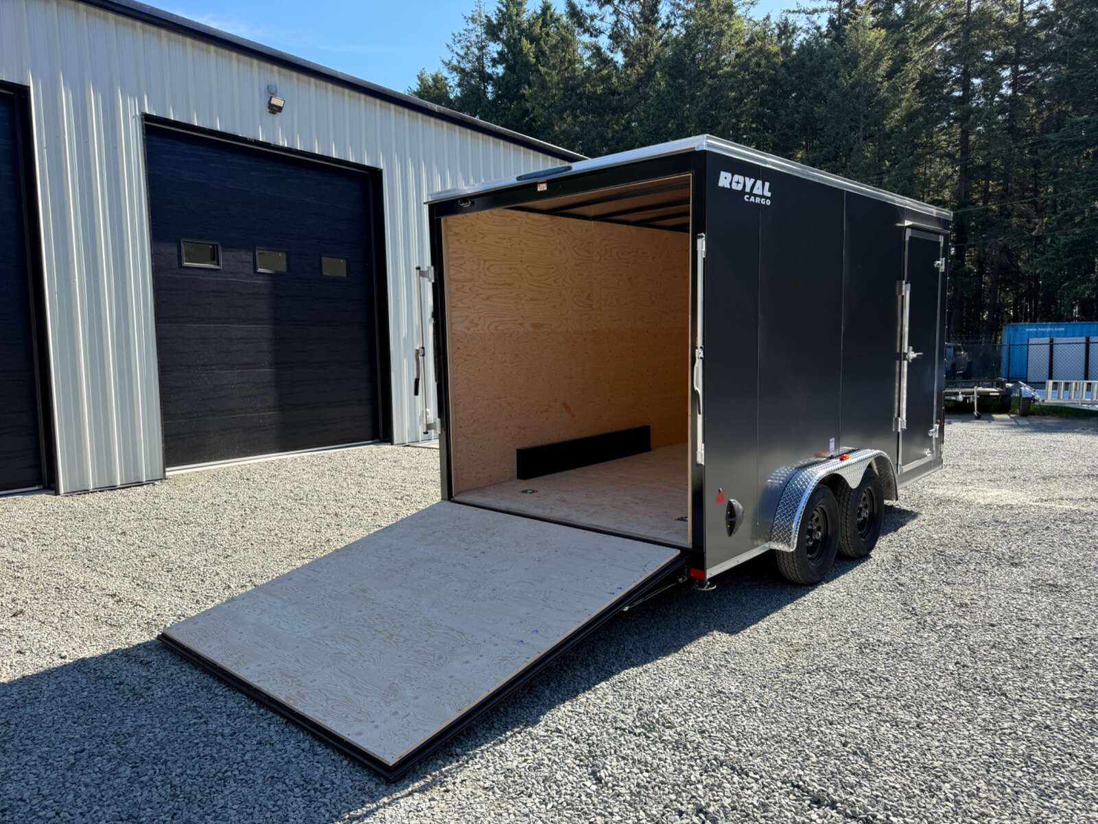 Photo of 2027 7.5X14 +V-NOSE 7,700LB CARGO TRAILER - 86" INTERIOR - RAMP DOOR 