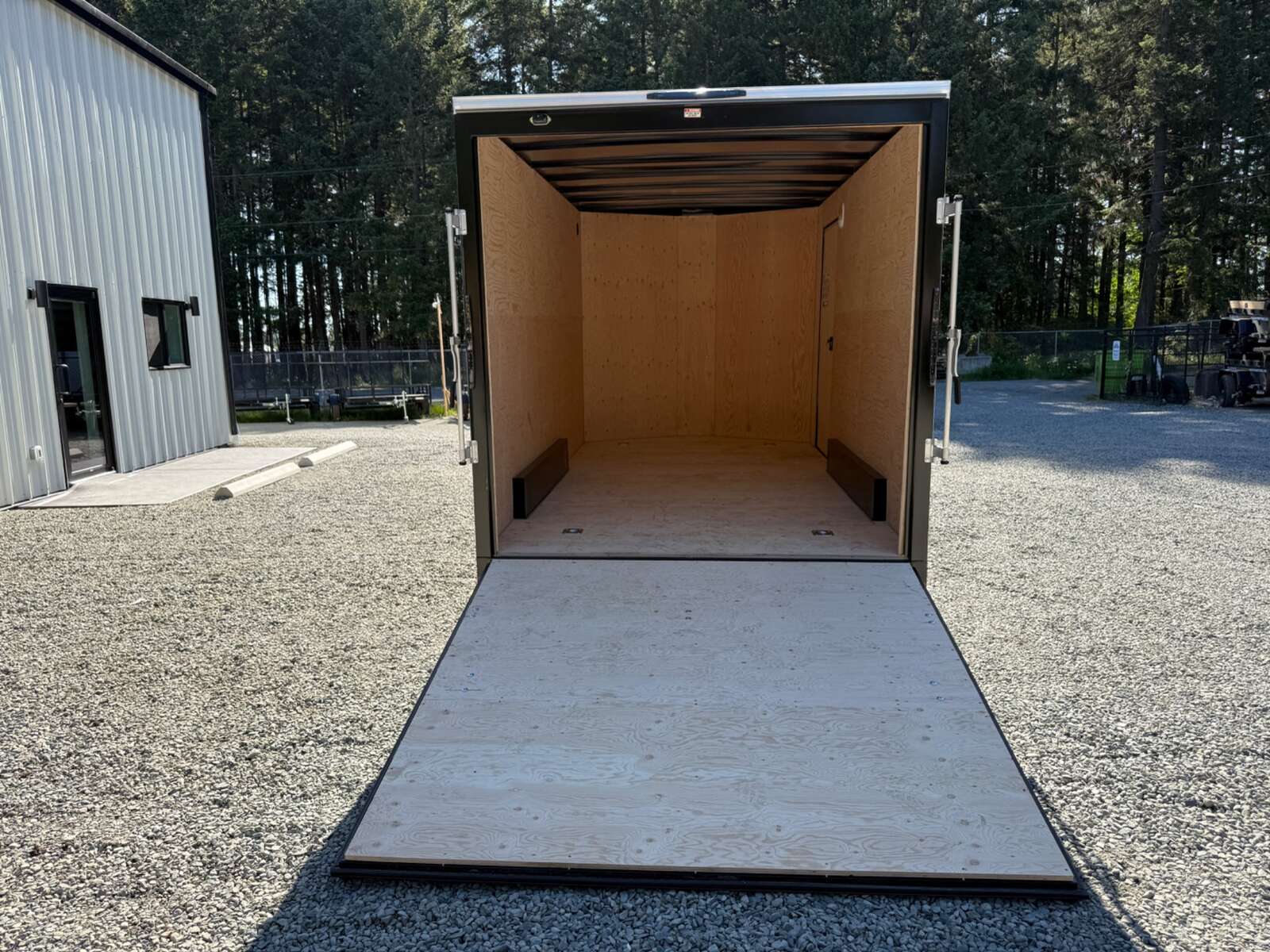 Photo of 2027 7.5X14 +V-NOSE 7,700LB CARGO TRAILER - 86" INTERIOR - RAMP DOOR 