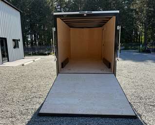 Thumbnail Photo of 2027 7.5X14 +V-NOSE 7,700LB CARGO TRAILER - 86" INTERIOR - RAMP DOOR 