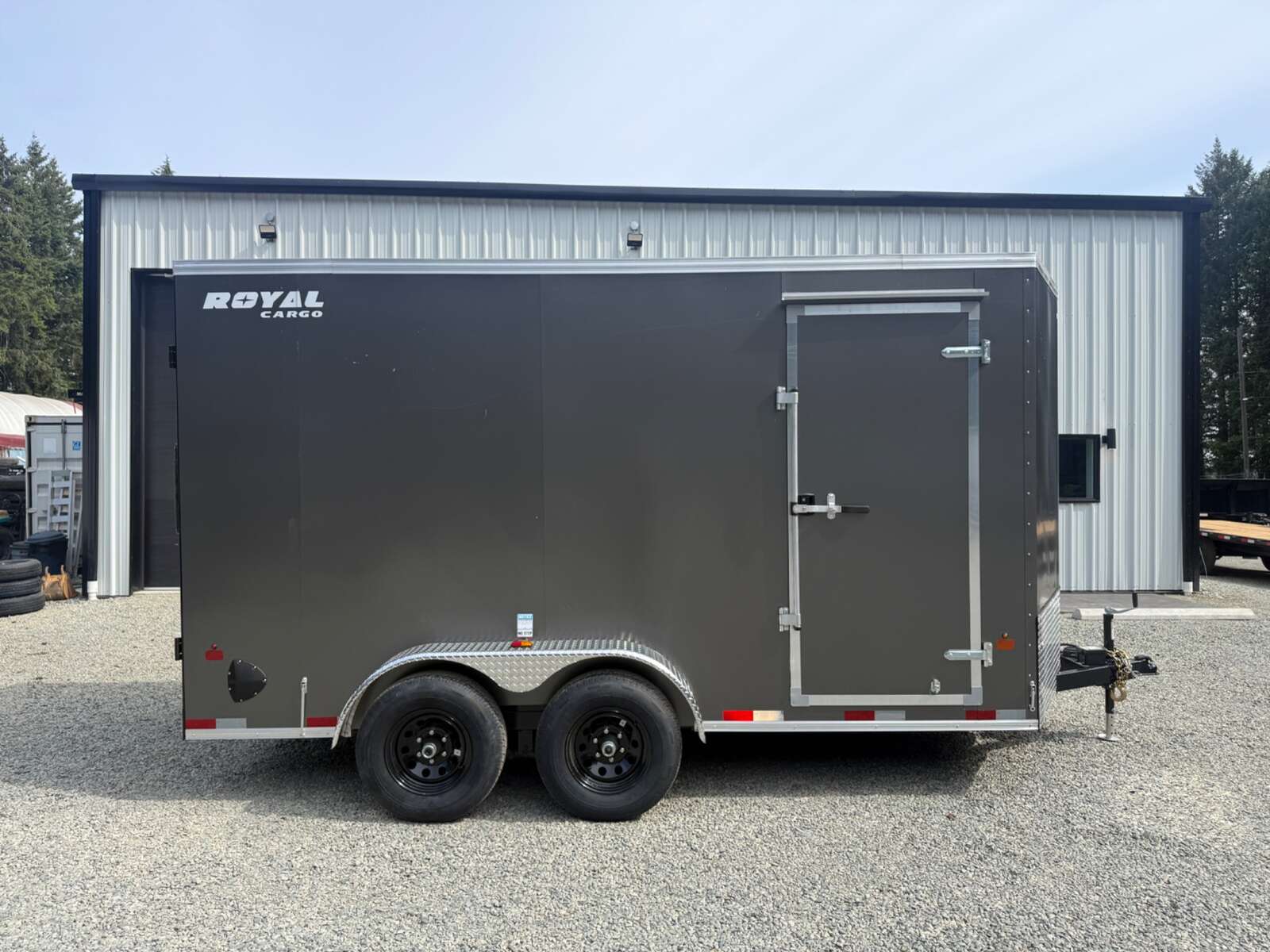 Photo of *SCRATCH/DENT* 2026 Royal Cargo 7X14' + V - HD 11,400LB GVWR - Barn Doors - 86" Interior